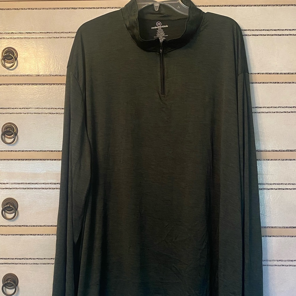 Real Essentials Light Weight quarter zip